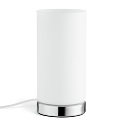 Argos Home Opal Glass Table Lamp - Chrome - thumbnail 1