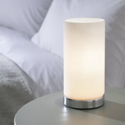 Argos Home Opal Glass Table Lamp - Chrome - thumbnail 2