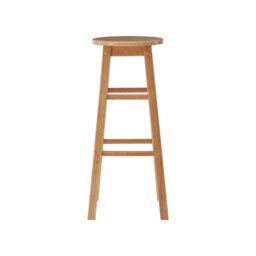 Maison Selby Hevea Wood Tall Bar Stool - Natural - thumbnail 2