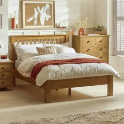 Julian Bowen Amsterdam LFE Kingsize Bedframe - Light Oak