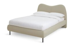 Habitat Orton Double Fabric Bed Frame - Natural - thumbnail 2