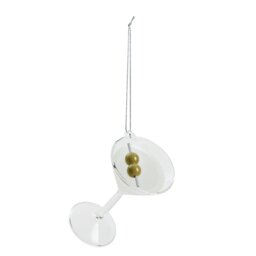 Habitat Single Martini Glass Christmas Hanging Ornament - thumbnail 2