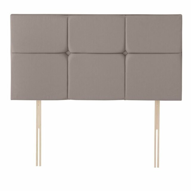 Silentnight Arezzo Velvet Kingsize Headboard - Mink - image 1