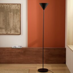 Argos Home Cone Uplighter Floor Lamp - Black - thumbnail 2