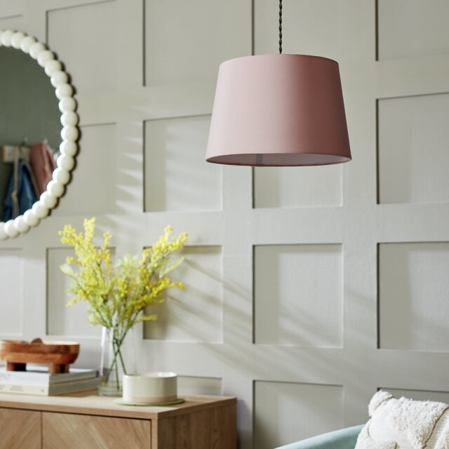 Argos Home Pink Easy Fit Lampshade - 29cm - image 1