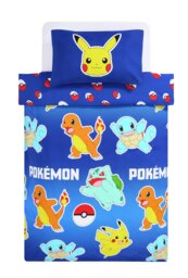 Pokémon Powerful Blue Kids Bedding Set - Double - thumbnail 1