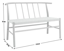 Habitat Scottie Solid Oak Dining Bench - thumbnail 2