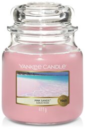 Yankee Candle Medium Jar Candle - Pink Sands - thumbnail 2