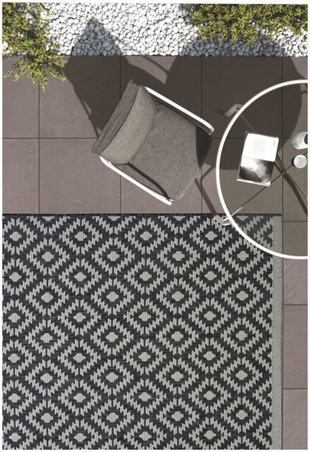 Homemaker Genesis Grey Indoor Outdoor Rug - 200X290 - image 1