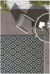 Homemaker Genesis Grey Indoor Outdoor Rug - 200X290 - thumbnail 1