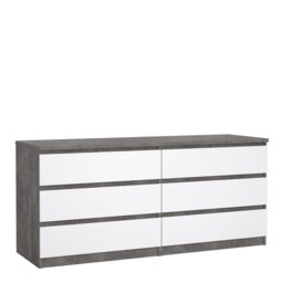 Furniture To Go Naia 6 Drawers Chest - Grey - thumbnail 2