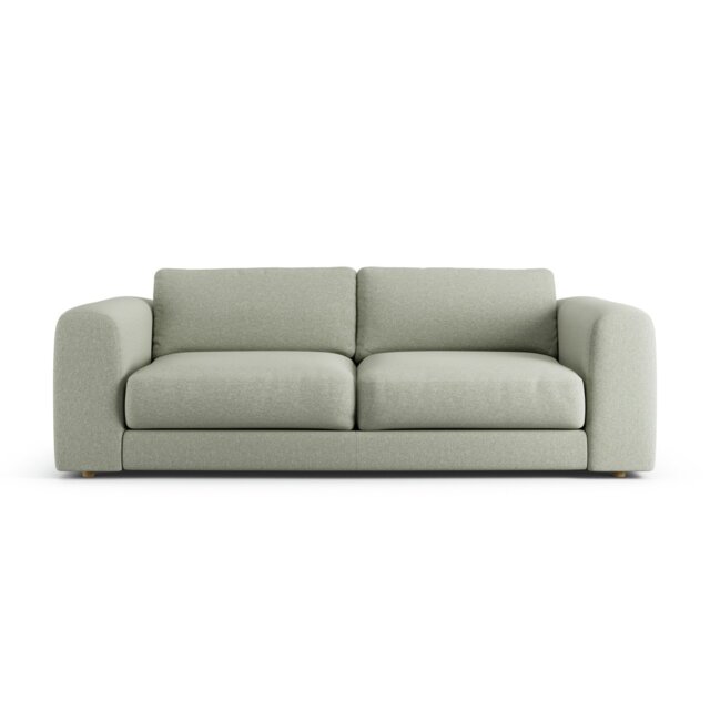 Habitat Ayr Fabric 4 Seater Sofa - Sage Green - image 1