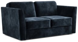 Jay-Be Elegance Velvet 2 Seater Sofa Bed - Charcoal - thumbnail 1