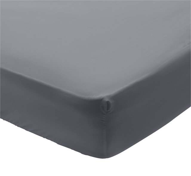 Habitat Egyptian Cotton 400TC Slate Fitted Sheet - Superking - image 1