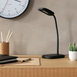 Argos Home Silby Soft Touch LED Desk Lamp - Black - thumbnail 1