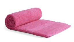 Habitat Supersoft Bath Sheet - Raspberry - thumbnail 1