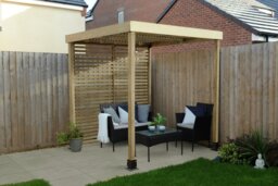 Forest Garden Modular Pergola with Side Panel
