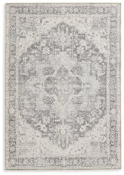 Habitat Vintage Effect Grey Flatweave Runner - 80x150cm - thumbnail 2