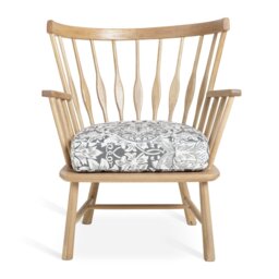 Habitat x Morris & Co. Canterbury Oak Armchair - thumbnail 1