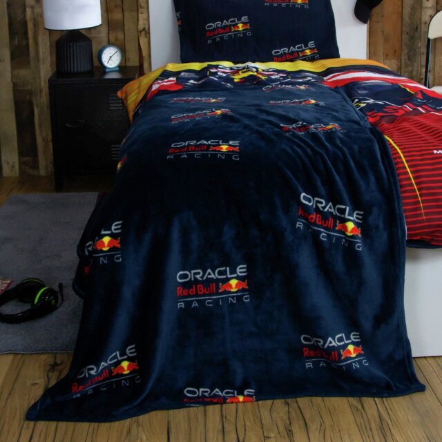 Red Bull F1 Fleece Throw - Navy - 150x100cm - image 1