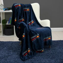Red Bull F1 Fleece Throw - Navy - 150x100cm - thumbnail 2