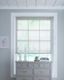 Little Black Book Basswood Grey 25mm Venetian Blind - 100cm