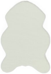 Habitat Supersoft Faux Fur Cream Shaggy Rug - 60x90cm - thumbnail 1
