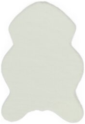 Habitat Supersoft Faux Fur Cream Shaggy Rug - 60x90cm - thumbnail 2