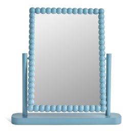 Habitat Blue Bobbin Dressing Table Mirror - 35x33cm - thumbnail 2