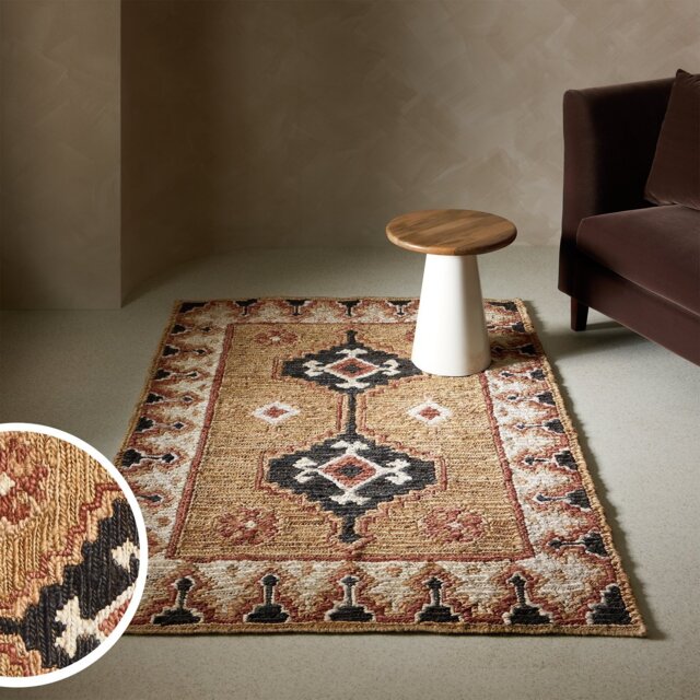 Habitat Soumak Jute  Rug - 160x230cm - image 1