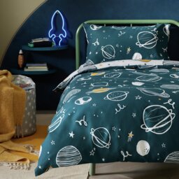 Habitat Cotton Planets Blue Kids Bedding Set - Toddler - thumbnail 1