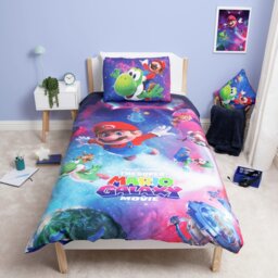 The Super Mario Bros Movie 2 Kids Blue Bedding Set - Single - thumbnail 2