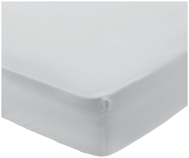Habitat Egyptian Cotton 400TC Grey Fitted Sheet - King - image 1
