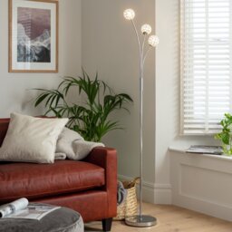 Argos Home Amelia 3 Light Beaded Globe Floor Lamp - thumbnail 1