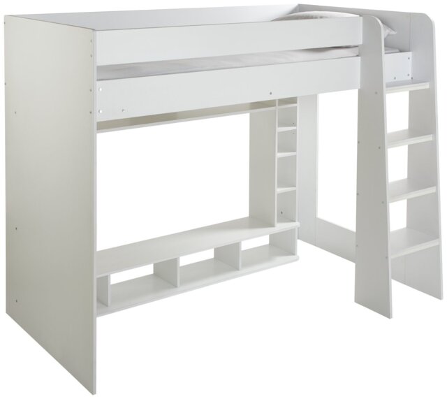 Habitat Gaming High Sleeper and Kids Mattress - White - image 1