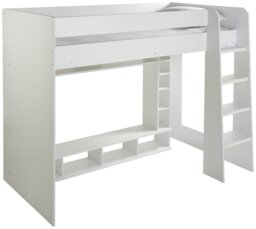 Habitat Gaming High Sleeper and Kids Mattress - White - thumbnail 1