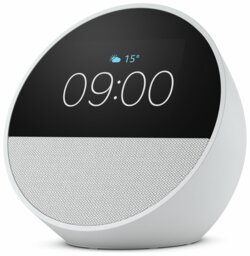 Amazon Echo Spot Smart Alarm Clock with Alexa - White - thumbnail 1