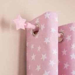 Argos Home Pink Extendable Curtain Pole - 120cm - 210cm - thumbnail 2
