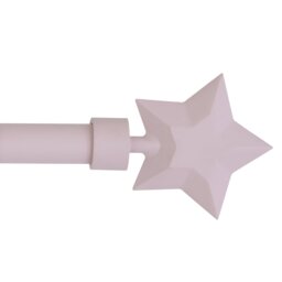 Argos Home Pink Extendable Curtain Pole - 120cm - 210cm - thumbnail 1