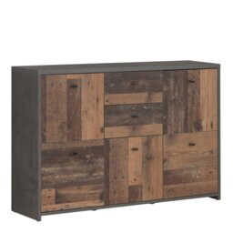 Furniture To Go Best 5 Door 2 Drawer Sideboard - Brown - thumbnail 2