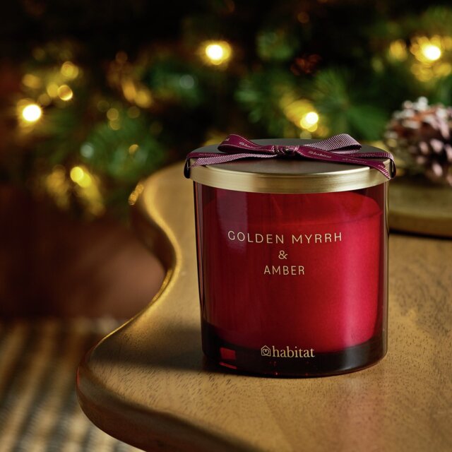 Habitat Candle with Lid - Golden Myrrh & Amber - image 1