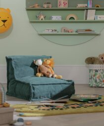 Habitat Kids Mini Estelle Coord Beanbag -  Green