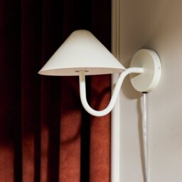 Habitat Wave Metal Wall Light - Ivory - thumbnail 2