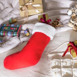 Argos Home Red And White Christmas Stocking - thumbnail 1
