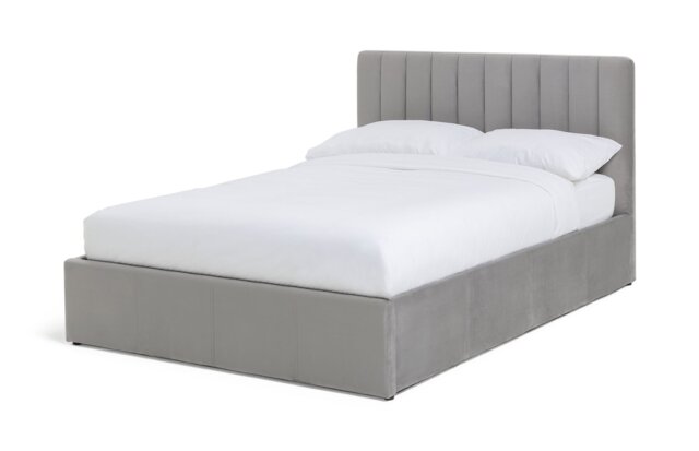Argos Home Pandora Double End Lift Ottoman Bed  - Grey - image 1