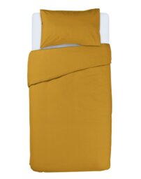 Habitat Cotton Rich 180 TC Plain Yellow Bedding Set - Single
