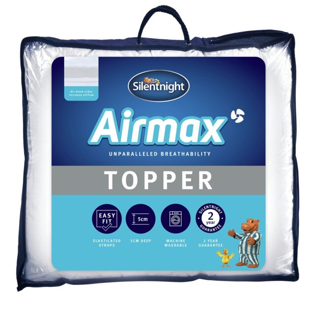 Silentnight Airmax 5cm Mattress Topper - Double - image 1