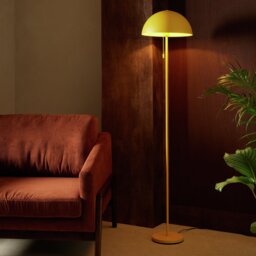 Habitat Modern Mushroom Floor Lamp - Yellow
