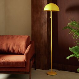 Habitat Modern Mushroom Floor Lamp - Yellow - thumbnail 2