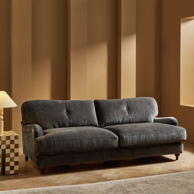 Habitat Eleanor Fabric 3 Seater Sofa - Grey - image 1